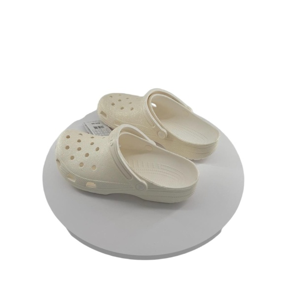 NWT Crocs Footwear Unisex M10 W12 Beige Classic SlipOn Ventilated Adjusted Heel - Picture 4 of 15